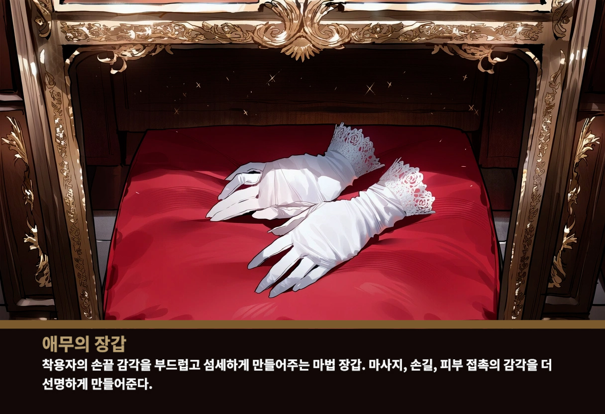 애무의 장갑